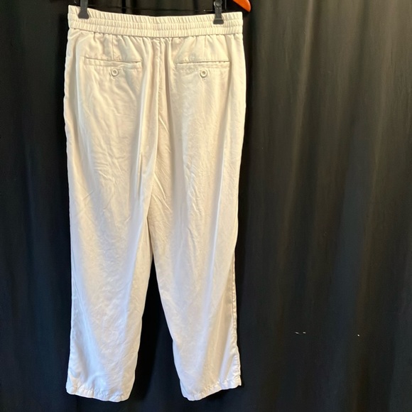 Zara wms L CREAM Casual Pants SZ L - Picture 7 of 11